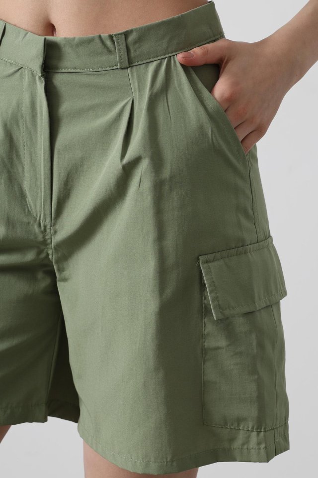 Cargo Cepli Şort - Taş