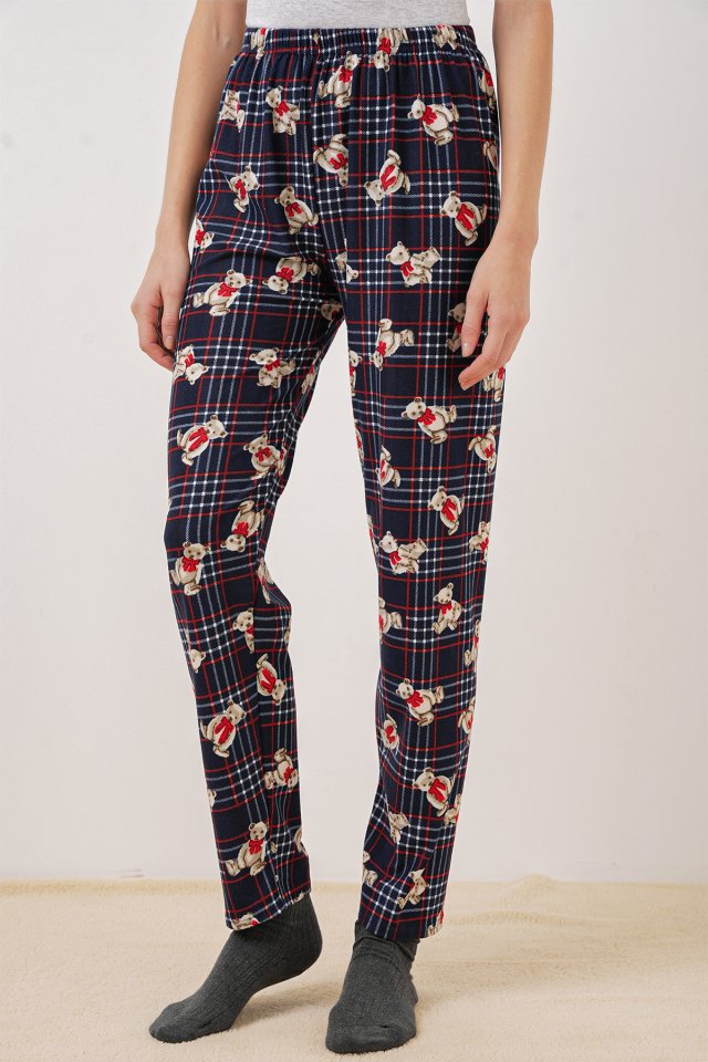 4323 Desenli Pijama Altı - Y.Zümrüt