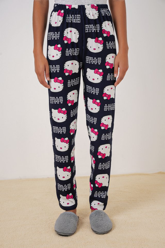 4323 Desenli Pijama Altı - Y.Zümrüt